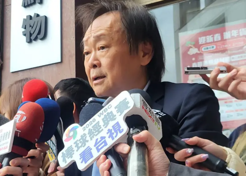 ▲王世堅受訪時強調，公平公正公開的民調的結果，各方都要尊重，大家不要唱反調。（圖／記者陳佩君攝，2026.01.28）