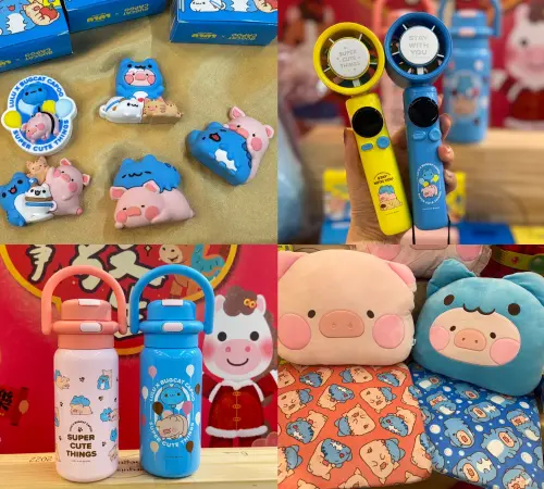 ▲家樂福將在2月4日起至2月24日前，推出「LULU豬Ｘ咖波」聯名合作加價購商品。（圖／記者鍾怡婷攝）