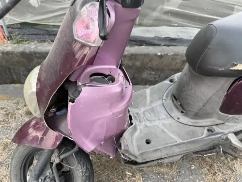 ▲屏東縣鹽埔鄉27日發生死亡車禍。（圖／民眾提供）