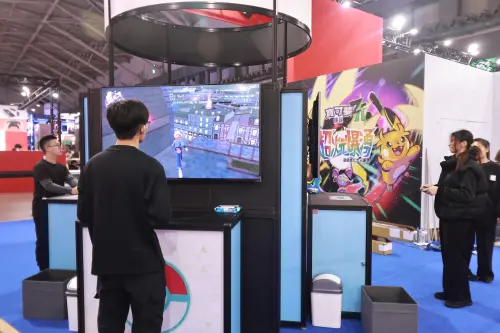 ▲2026台北國際電玩展任天堂攤位。（圖／記者吳翊緁攝）