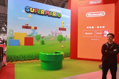▲2026台北國際電玩展任天堂攤位。（圖／記者吳翊緁攝）
