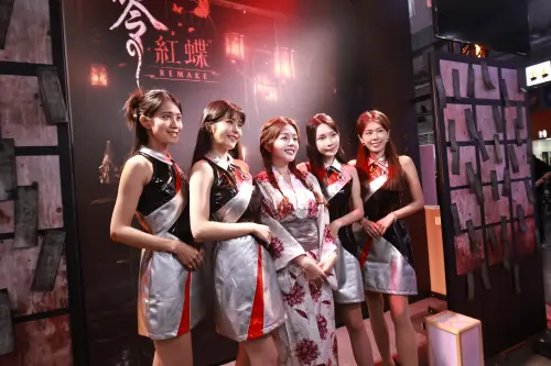 ▲2026台北國際電玩展光榮特庫摩攤位。（圖／記者吳翊緁攝）