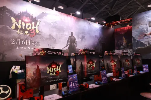 ▲2026台北國際電玩展光榮特庫摩攤位。（圖／記者吳翊緁攝）