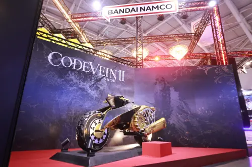 ▲2026台北國際電玩展萬代南夢宮娛樂攤位。（圖／記者吳翊緁攝）