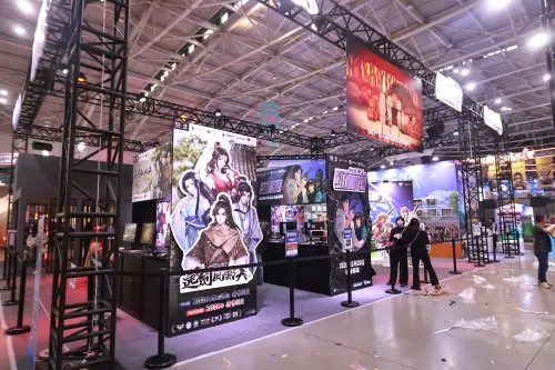 ▲2026台北國際電玩展雲豹娛樂攤位。（圖／記者吳翊緁攝）