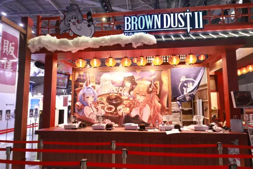 ▲2026台北國際電玩展《棕色塵埃2》攤位。（圖／記者吳翊緁攝）