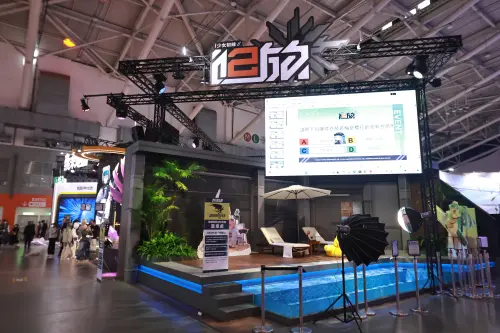 ▲2026台北國際電玩展《少女前線2：啟程》攤位。（圖／記者吳翊緁攝）