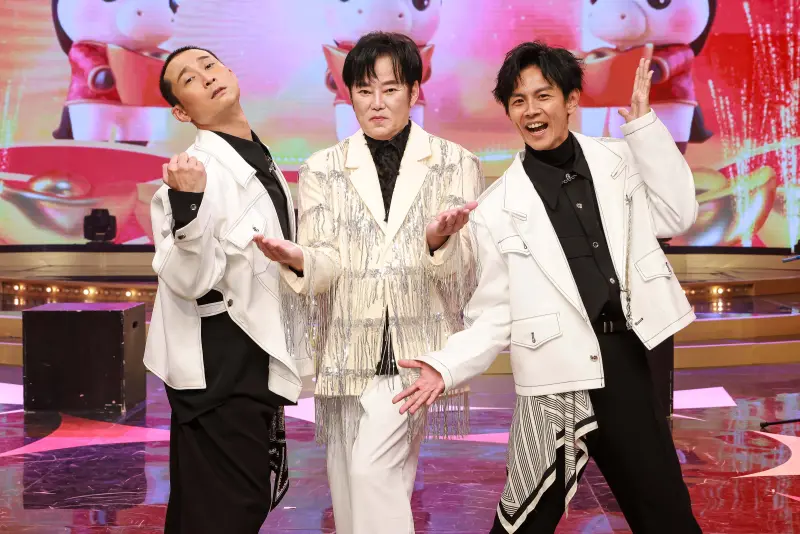 ▲陽帆（中）以及浩角翔起破天荒帶來組曲演出，自信開嗆：「一定贏白冰冰！」讓對方馬上反擊，直說「你沒禮貌」。（圖／民視提供）