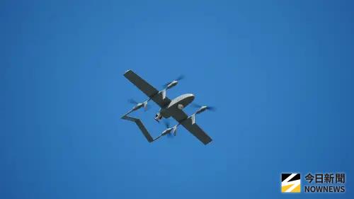 ▲115年春節加強戰備操演，陸用型監偵無人機升空。（圖／記者呂炯昌攝，2026.01.29）