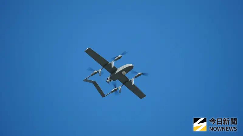    ▲115年春節加強戰備操演，陸用型監偵無人機升空。（圖／記者呂炯昌攝，2026.01.29）  