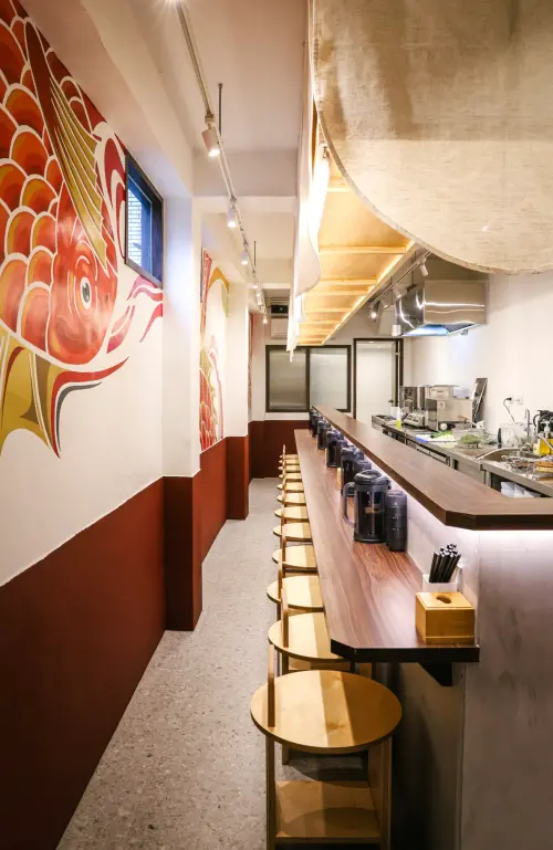 ▲「真鯛らーめん 麺魚」台灣店店景（圖／「真鯛らーめん 麺魚」提供https://www.mengyo.net）