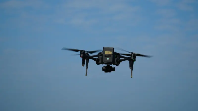    ▲陸戰隊小型監偵型無人機。（圖／記者呂炯昌攝）  