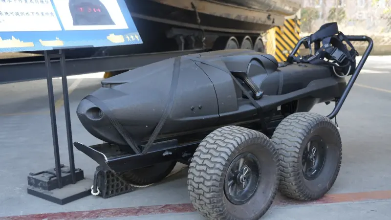    ▲陸戰隊水下推進載具。（圖／記者呂炯昌攝）  