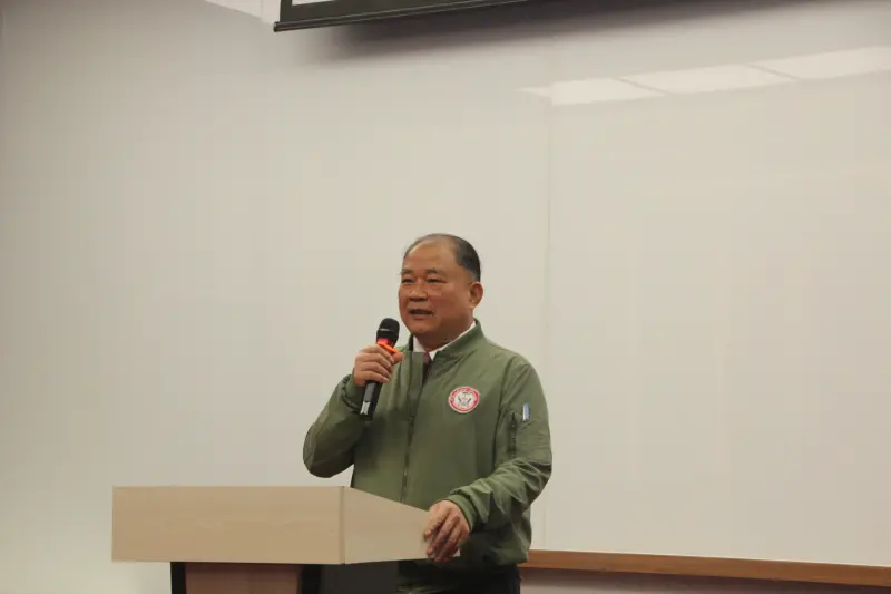    ▲賴文祥致詞也說，世紀鋼當初選擇在台北港選土地、填海造陸，打造水下基礎建設據點，疫情、缺工缺料關關難過關關過，如今可以看到「得碼頭得天下」，即使面對比過去規模更大的水下基礎也能夠勝任，都要感謝與CIP的革命情感。（圖／記者鍾泓良攝影）  