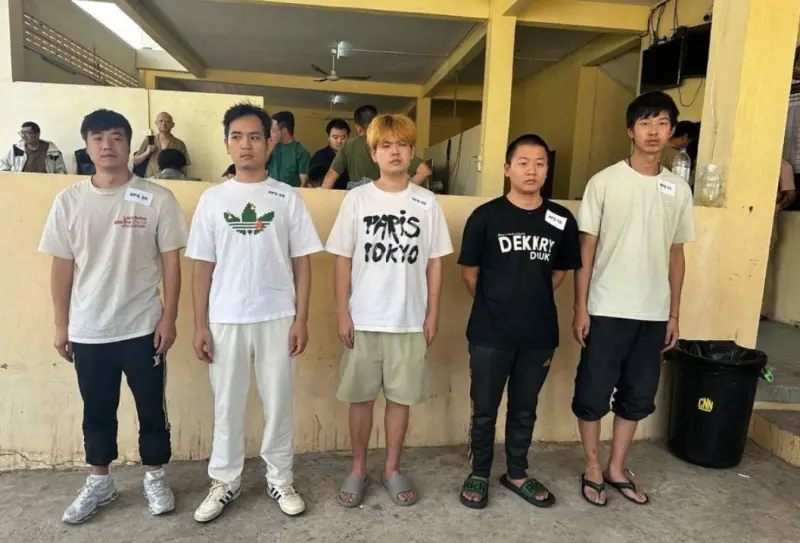 ▲柬埔寨移民單位公布去年遣返的外國人士人數，中國居冠。（圖／翻攝自柬中時報）