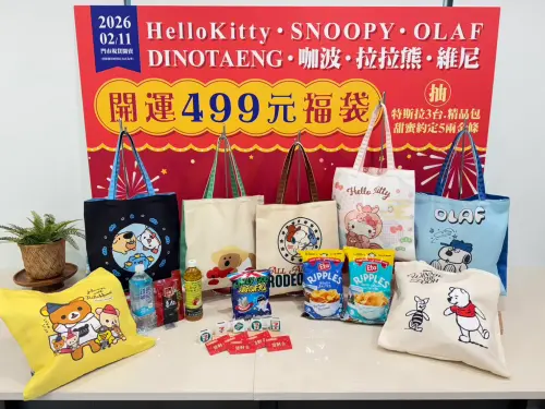 ▲7-11第二波14款開運福袋攜手7大超萌IP肖像 2月11日起限量開賣。（圖／7-11.com.tw）
