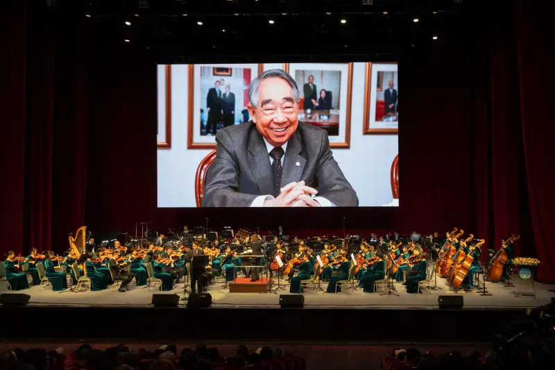 ▲張榮發基金會舉辦一系列活動，包括28日晚間也舉辦紀念音樂會。（圖／長榮集團提供）