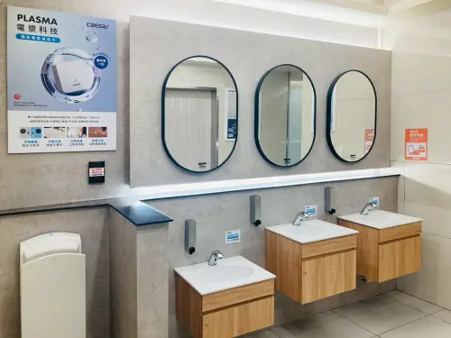 ▲內部配備黑科技「電漿滅菌龍頭」，標榜 30 秒內達成 99.9% 快速滅菌，並維持 24 小時長效抑菌效果 。（圖／凱撒衛浴提供）