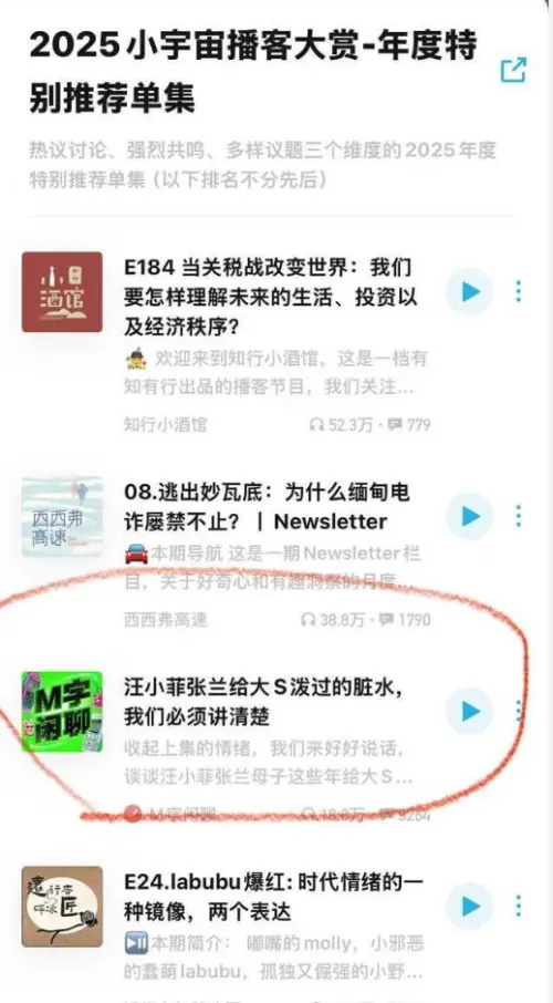 ▲節目《M字閒聊》剖析汪小菲、張蘭母子對大S的指控，該集獲得播客平台頒獎。（圖／翻攝自小宇宙播客）