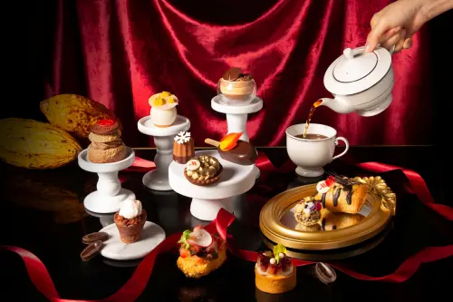 ▲台北萬豪Lobby Lounge推出「魔幻巧刻」雙人下午茶。（圖／台北萬豪提供https://www.taipeimarriott.com.tw）