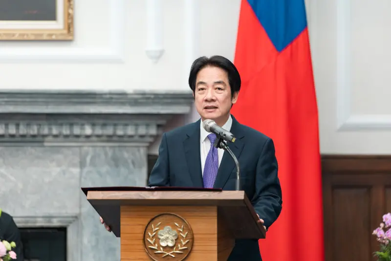 ▲賴清德表示，他深信任何以武力或脅迫改變台灣現狀的方式，都無法帶來真正和平。（圖／總統府提供）