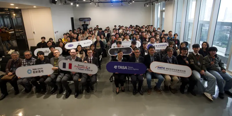 ▲在週五、六連兩天在三創育成基金會Star Rocket舉辦「太空創新黑客松」。（圖／商業太空實驗室提供）