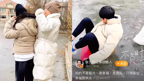 ▲大S的一雙兒女長大不少。（圖／張蘭俏江南創始人微博）