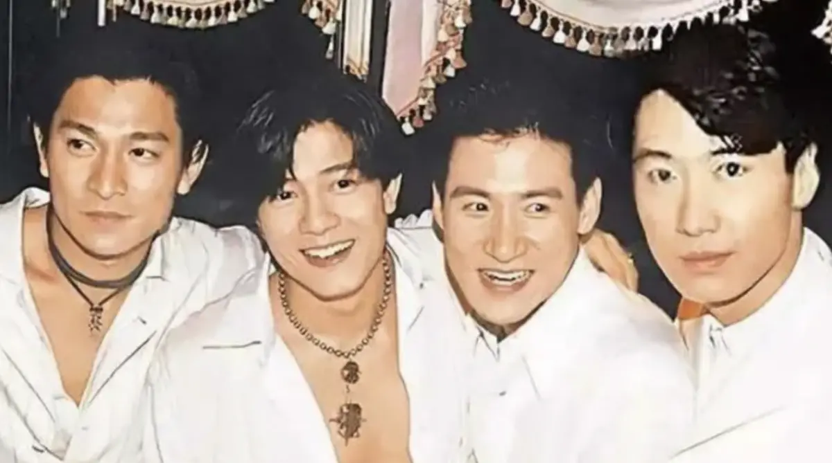 ▲「香港四大天王」劉德華（左起）、郭富城、張學友及黎明曾紅遍全亞洲，《NOWnews今日新聞》特別以劉德華、張學友、郭富城、黎明「當年紅什麼？」為題整理出各自特點，帶你／一塊來分析！（圖／翻攝自微博）