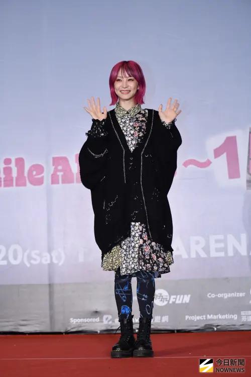 ▲LiSA快閃現身北車舉辦見面會。（圖／記者林柏年攝）