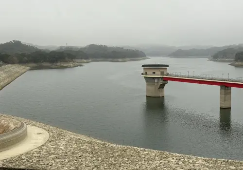 ▲寶山第二水庫水位現狀。（圖／水利署）