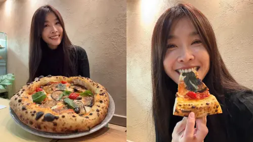▲小嫻被義大利的Pizza療癒身心，食慾恢復。（圖／小嫻 （黃瑜嫻）臉書）