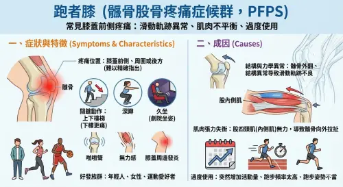 ▲什麼是「跑者膝」？（圖／Gemini AI／記者陳昱慈監製）