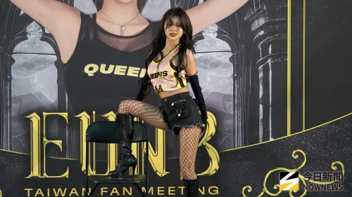 ▲今（1）日「全糖女神」全恩菲於新莊城堡迎來加盟後首場個人見面會。（圖／記者陳云茹攝）