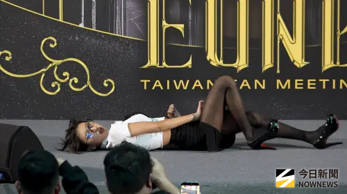 ▲今（1）日「全糖女神」全恩菲於新莊城堡迎來加盟後首場個人見面會。（圖／記者陳云茹攝）