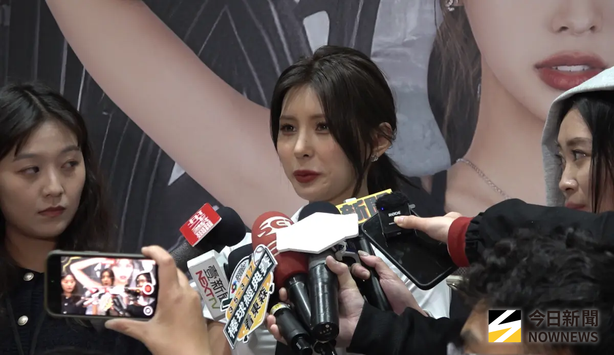 ▲TPBL新北國王專屬啦啦隊「NEW TAIPEI QUEENS」首位韓籍女神全恩菲，今（1）日正式於新莊城堡舉辦見面會與粉絲見面。（圖／記者陳云茹攝）