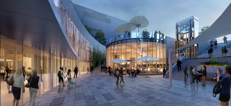 ▲台北市捷運局表示，「捷運東環段」Y30、Y31、Y32三座車站的路段，將於2月4日正式動工，同時也公布了大港墘公園 Y32 站外觀示意圖。（圖／台北市捷運工程局）