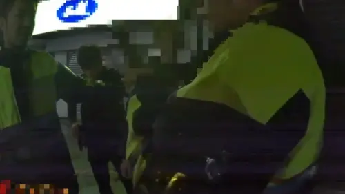 ▲龔男被依違反社會秩序維護法、恐嚇等罪嫌移送偵辦。（圖／翻攝畫面）