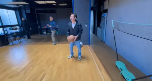 ▲謝典霖說，在家裡做籃球場比做其他裝潢更省錢。（圖／讀者提供，2026.02.02）