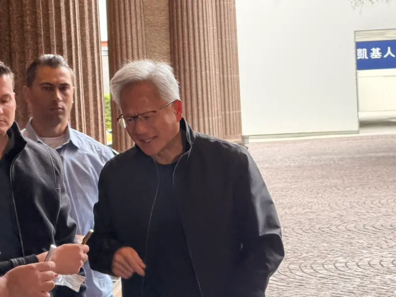 ▲輝達執行長黃仁勳今日直言，輝達有很多競爭對手，競爭會一直存在。（圖╱記者林汪靜攝）