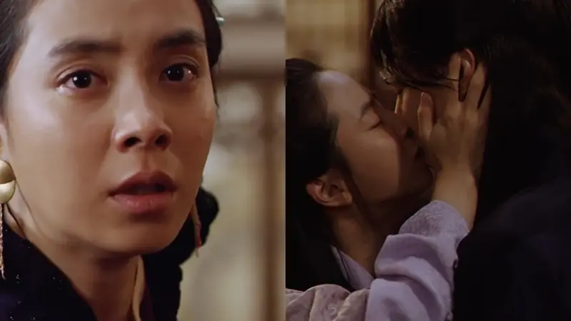 ▲宋智孝出道沒多久，因為主演大尺度的19禁片《霜花店：朕的男人》被大眾記住，後來轉型成為《Running Man》固定班底，現在還經營內衣副業，事業非常順遂。（圖／YouTube@쇼박스 SHOWBOX）