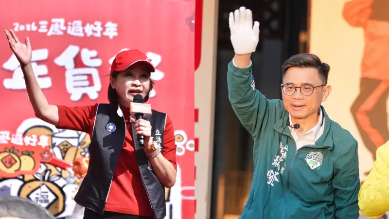 ▲高雄市長選戰提前升溫，國民黨參選人柯志恩（左）對決民進黨參選人賴瑞隆（右）。（圖／翻攝自柯志恩、賴瑞隆臉書）