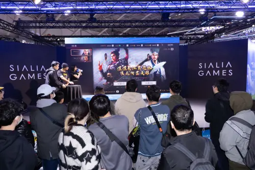 ▲台北國際電玩展，SialiaGames攤位吸引眾多玩家到訪參與舞台、體驗活動。（圖／SialiaGames提供）