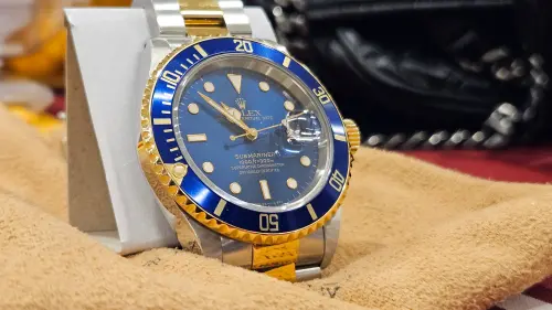 ▲勞力士「藍水鬼」，價值73萬元。（圖／記者劉松霖攝）