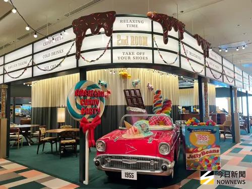 ▲24小時自由使用的公共空間「2nd Room」以美式風格為主題。（圖／記者張乃文攝）