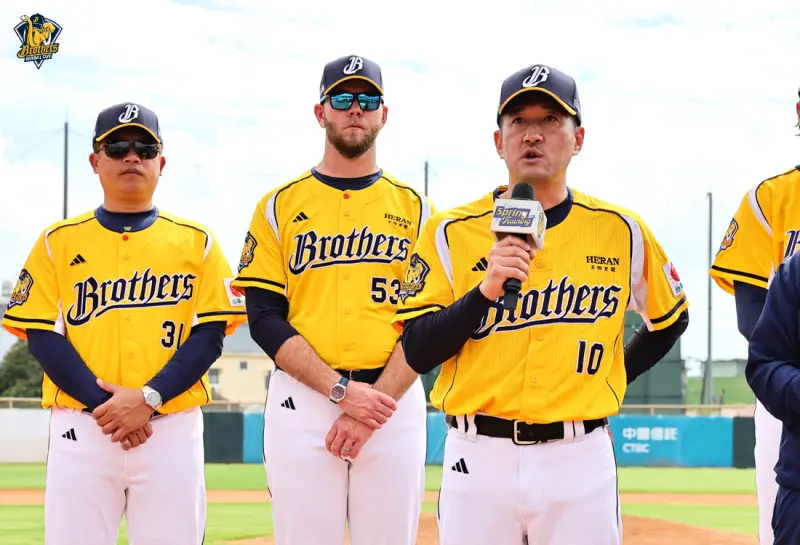 ▲中信兄弟昨日展開新年度春訓，面對去年台灣大賽失利，平野認為，與其說是失敗，不如說不甘心。（圖／中信兄弟提供）