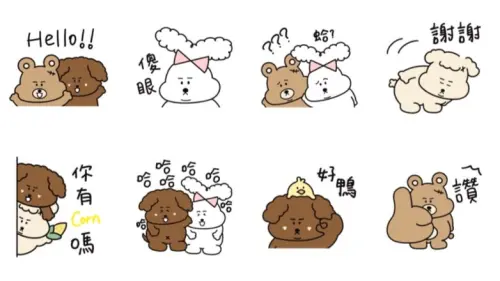 ▲LINE免費貼圖「首爾妹 × HOOLOOLOO 限時貼圖」。（圖／取自LINE）