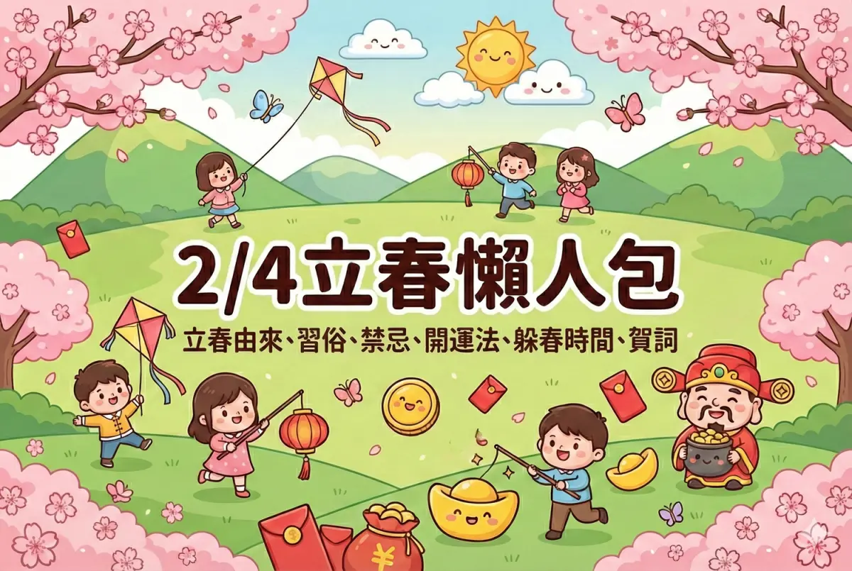 ▲2/4立春懶人包！2026立春節氣將於2月4日到來，《NOWNEWS今日新聞》整理立春由來、習俗、禁忌、開運法，以及躲春時間、祝賀詞賀語等資訊，帶領讀者一聞看懂。（圖／Gemini生成）