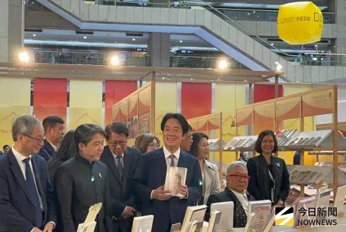 台北國際書展開幕湧人潮　賴清德逛書展：若無強權發動戰爭多美好
