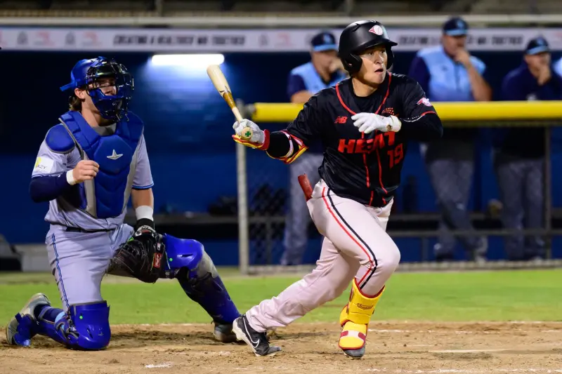 ▲中信兄弟黃霆杉休賽季前往澳洲職棒磨練，他認為澳職雖然縮減成4隊，但整體水準不差，隊手不只有前大聯盟投手，還有小聯盟新秀。（圖／黃霆杉提供）