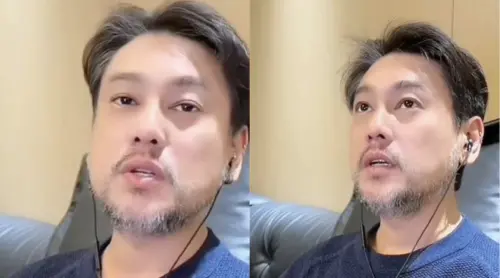 ▲朱孝天（如圖）從鬢角到鬍子幾乎都白了，引來網友驚呼：「老了10歲！」（圖／翻攝自朱孝天微博）